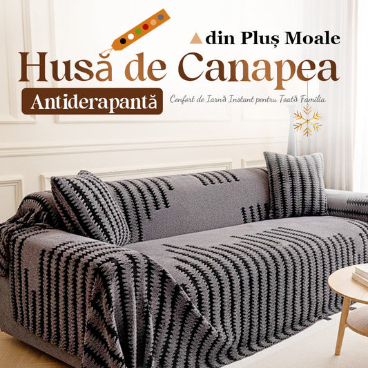 Husa de canapea moale, anti-alunecare